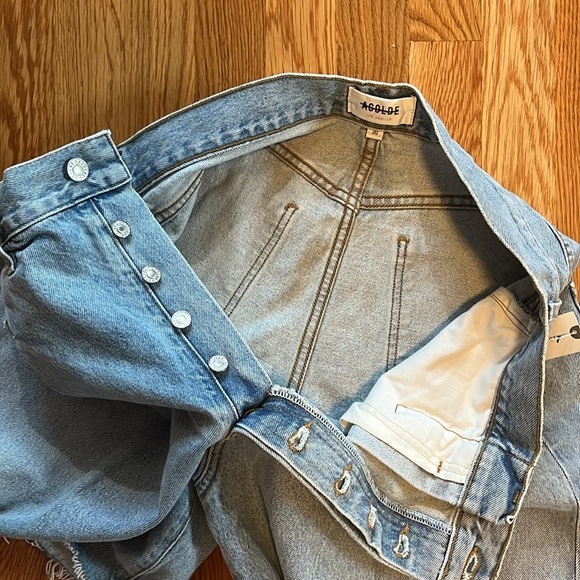 AGolde Fold Waistband Shorts Size 30 NWT - Picture 9 of 12